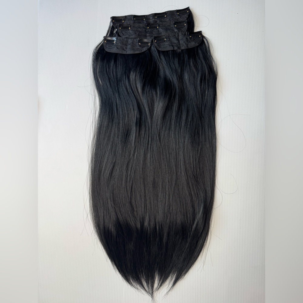 Black 4 Thick pieces‎ Hair Extensions 24 In